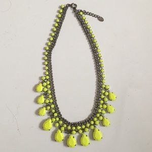 ZARA Neon Stones Statement Necklace